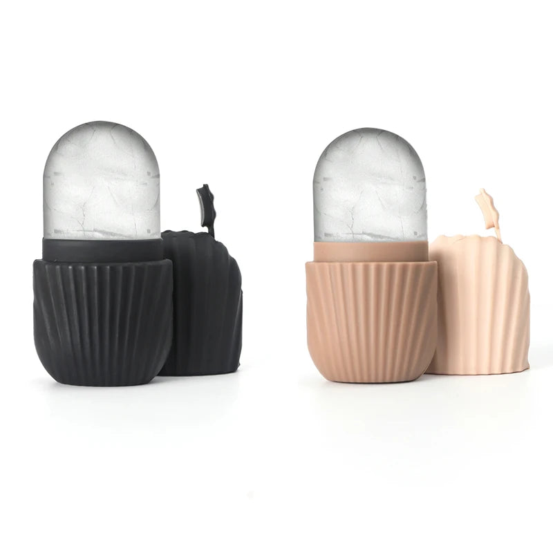Rodillo de Hielo Facial | Silicona Reutilizable Antibolsas