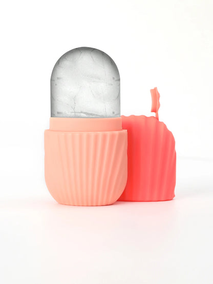 Rodillo de Hielo Facial | Silicona Reutilizable Antibolsas
