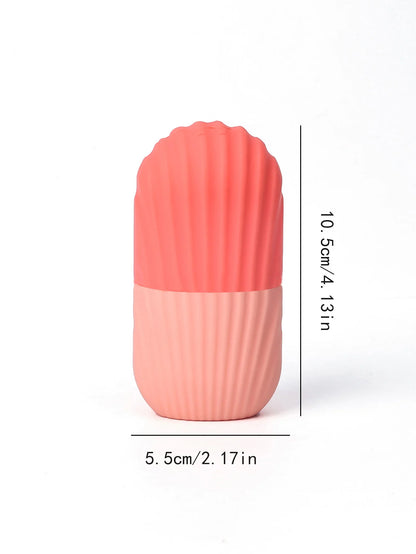 Rodillo de Hielo Facial | Silicona Reutilizable Antibolsas