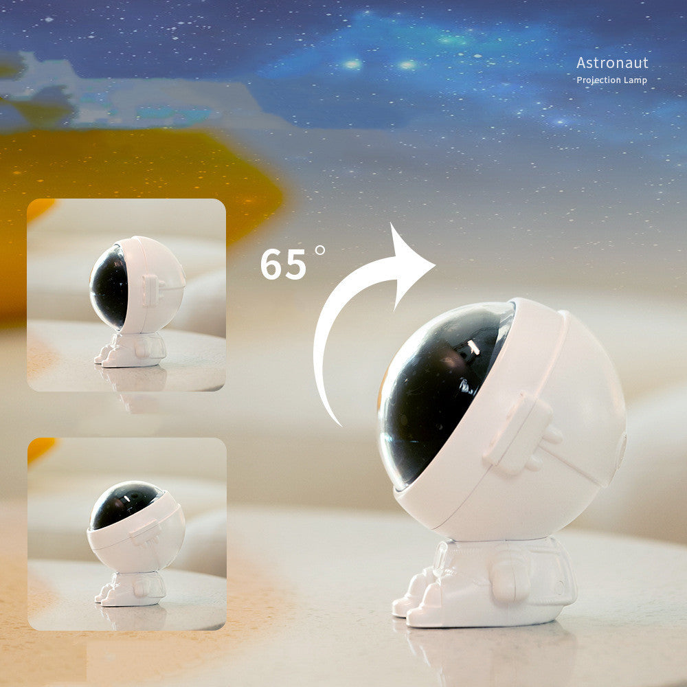 Luz Nocturna Astronauta | Proyector de Estrellas para Habitación y Regalos
